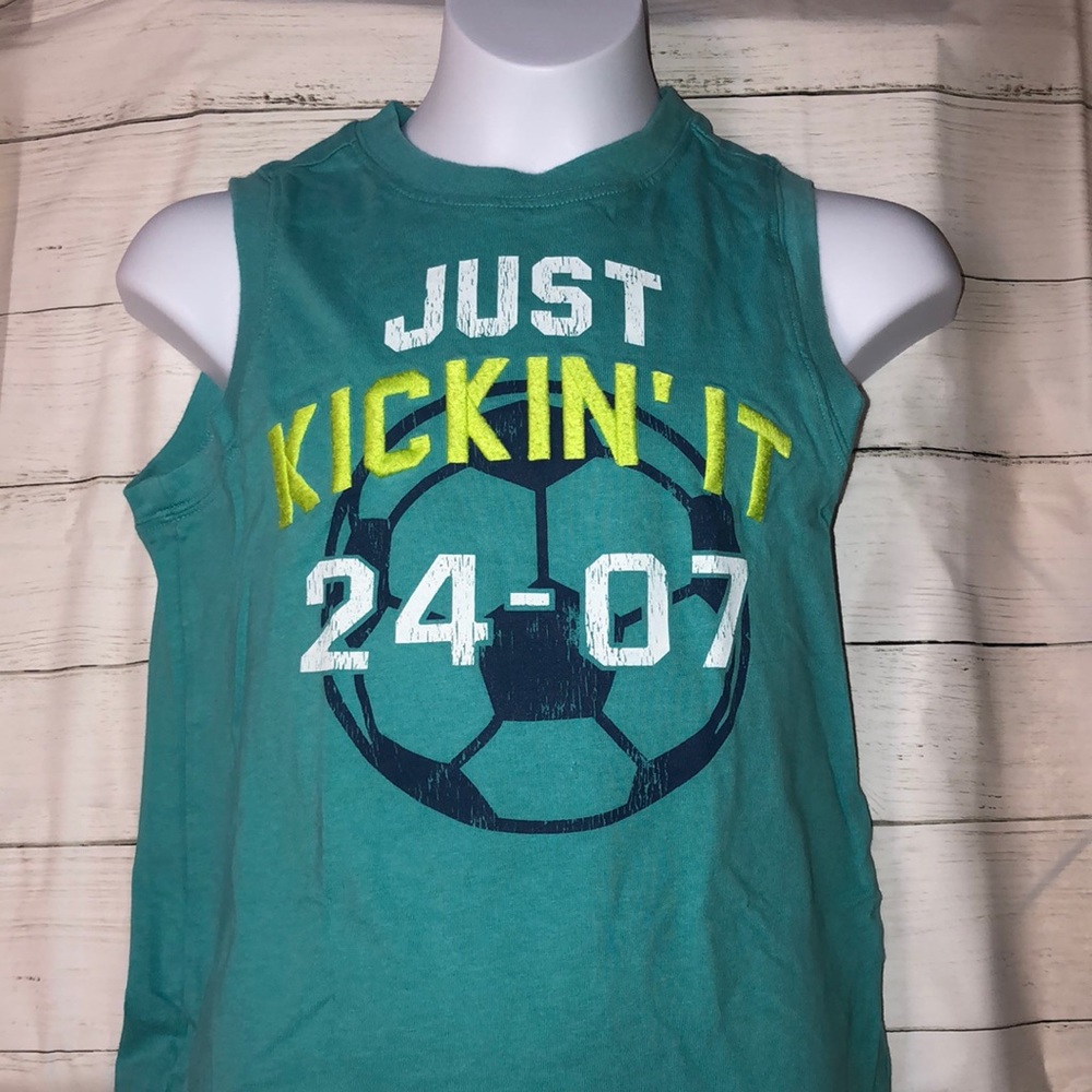 JUST KICKIN IT soccer tank